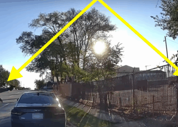 Deadly shoot-out between off-duty cop and male who pistol-whipped him caught on police dashcam video