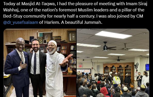 Mamdani Poses With Unindicted WTC Bombing Co-Conspirator