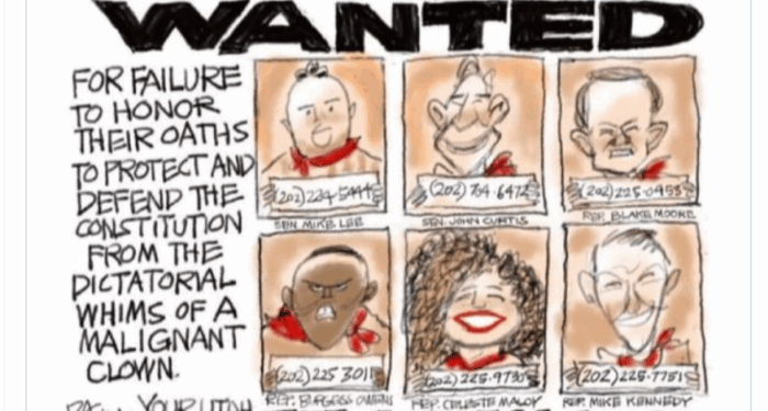 Utah Paper Tags Their GOP Delegation as 'Hole-in-the-Head Gang'