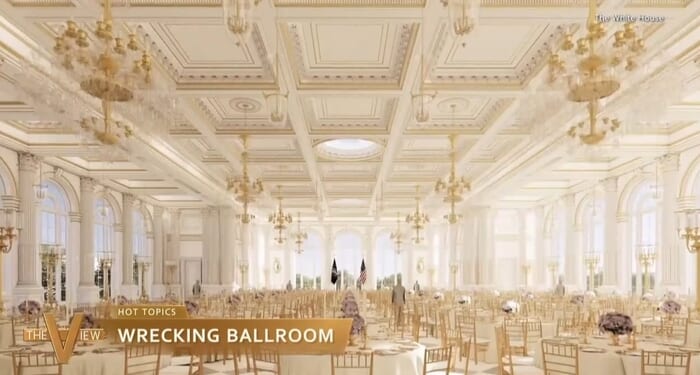 The View Whines White House Ballroom Proves Trump Is 'a True Nihilist'