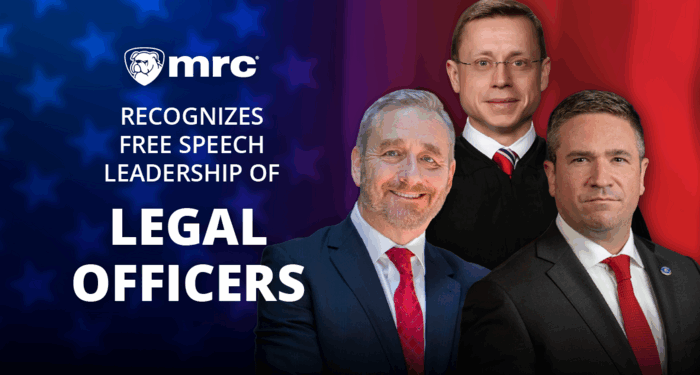 MRC Recognizes Free Speech Leadership of Legal Officers: Bailey, Yost & Oldham
