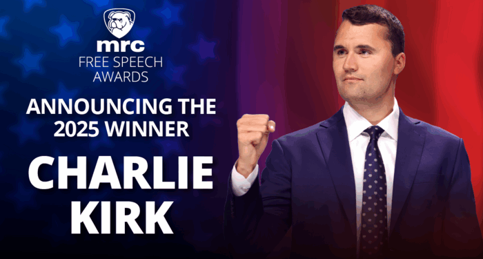 MRC's David Bozell on Why MRC Free Speech Award Belongs to Charlie Kirk Alone