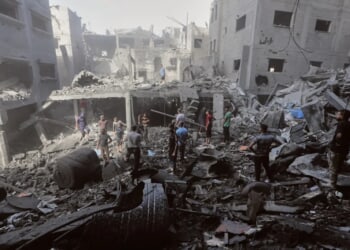 Dozens of Palestinians killed in Israeli airstrikes after soldier killed