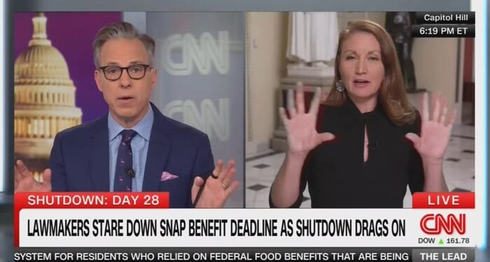 Even CNN’s Jake Tapper Wasn’t Having It With This Wannabe Theatre Kid Dem