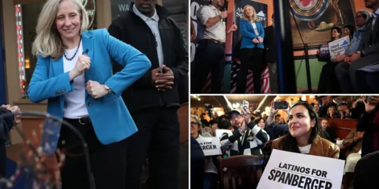 Ruben Gallego urges Latinos to back Spanberger