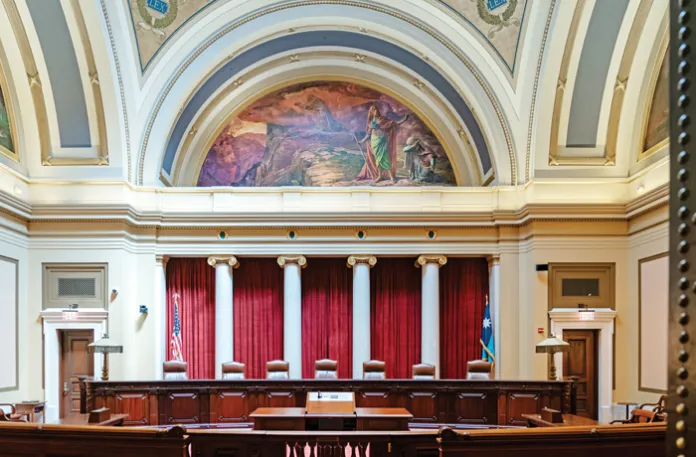 The chamber of the Minnesota Supreme Court. (Lorie Shaull)