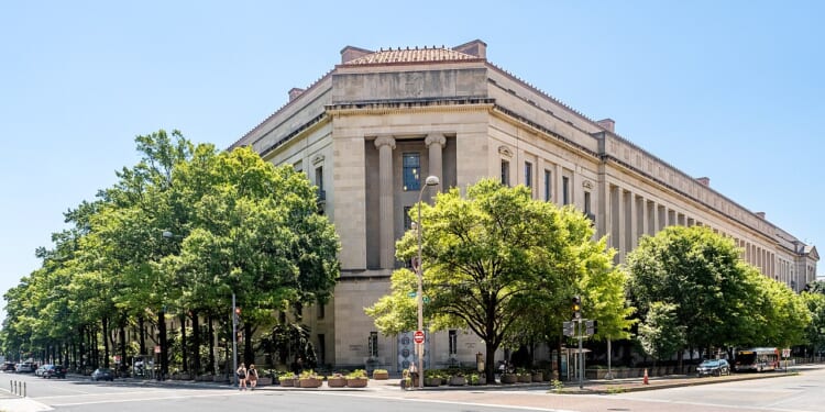 DOJ headquarters building