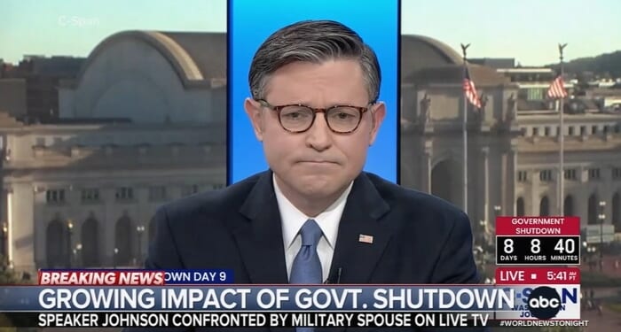 ABC Harps on Caller to Speaker, Argues He’s Kept Gov’t Closed, Checks Withheld