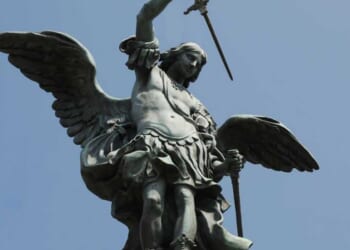 Blue-state city battles ACLU to install archangel Michael statue honoring police