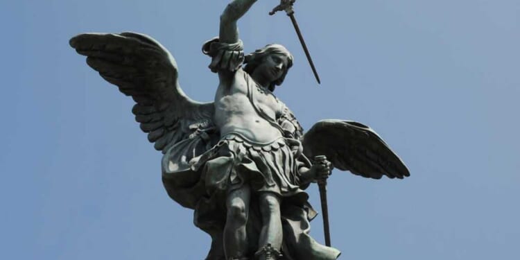 Blue-state city battles ACLU to install archangel Michael statue honoring police