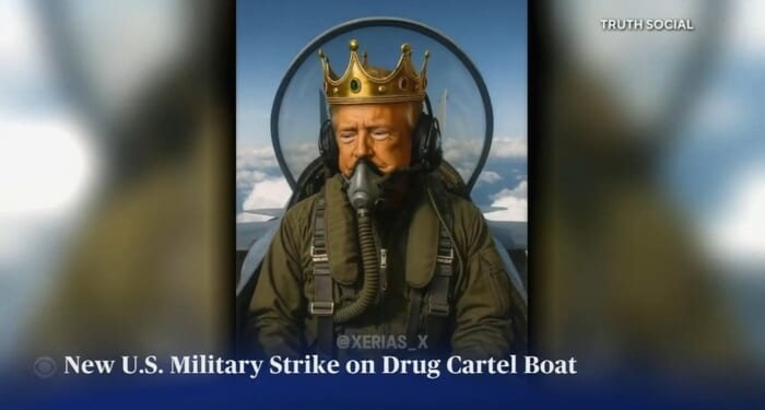 CBS News OMITS Palm Beach Tree Stand, Whines About Trump’s Poop Meme