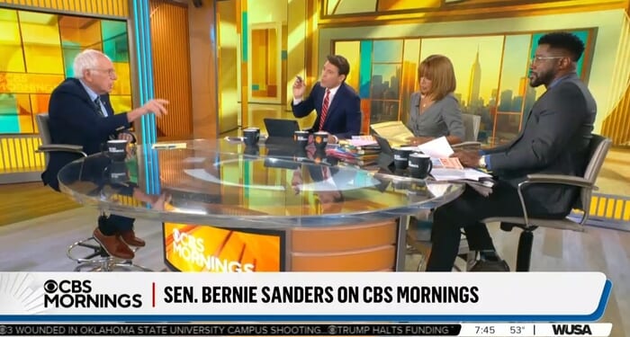 CBS Torches Bernie Sanders Over Government Shutdown, Americans Not Trusting Dems
