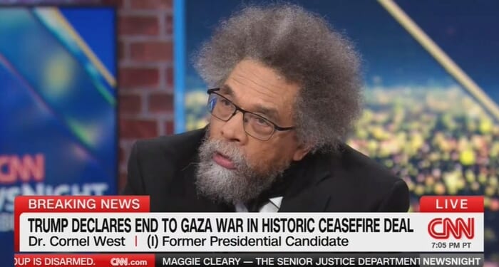 Cornell West Claims 'Occupied' Palestinians like Slaves and Jews of Poland