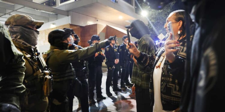 Flyer posted on Antifa-affiliated website appears to call for laser attacks on police helicopters in Portland