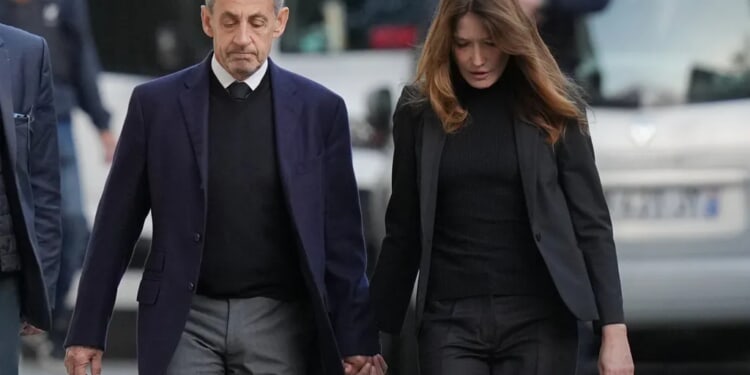 Former French president enters prison for criminal conspiracy