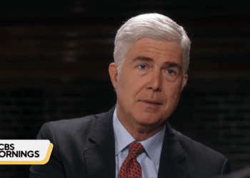 Neil Gorsuch interviewing with CBS.