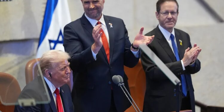 Israel lauds Trump during visit for living hostages' release