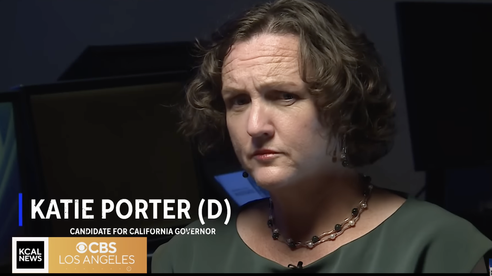Katie Porter scowling
