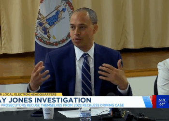 News segment on Jay Jones scandal.