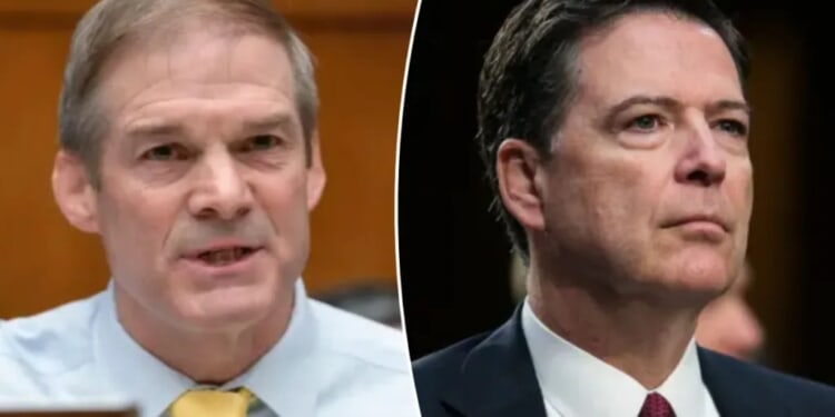 Jim Jordan defends DOJ's Comey indictment as 'entirely appropriate'