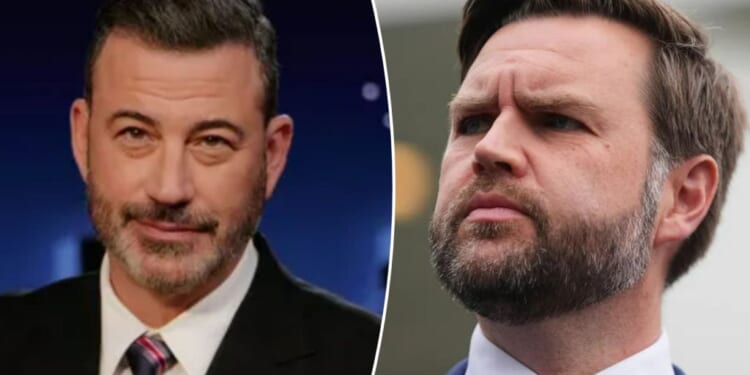 Jimmy Kimmel melts down at VP JD Vance for mocking his ratings