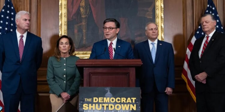 Johnson faces GOP unrest as House stays home during shutdown