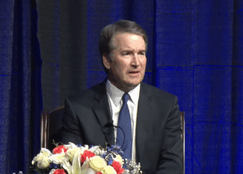 Brett Kavanaugh speaking at the Ken Starr Lecture.