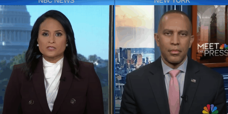 Kristen Welker Asks Jeffries About Sombrero Memes