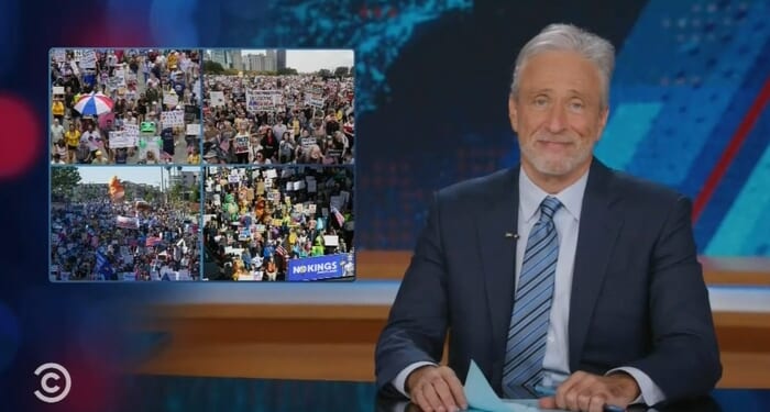 Late Night Shows Gush Over 'No Kings' Rallies