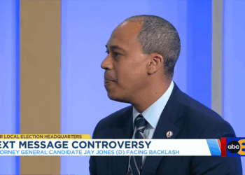 Jay Jones during an interview.