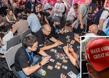 MAGA hat triggers woke cardplayers into allegedly banning champion from entering tournament