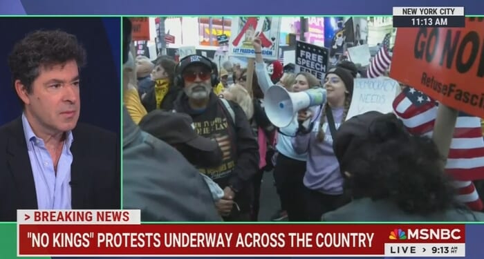MSNBC Compares 'No Kings' Critics To Nazis
