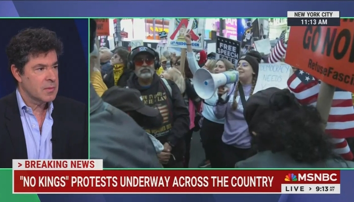 MSNBC Compares 'No Kings' Critics To Nazis