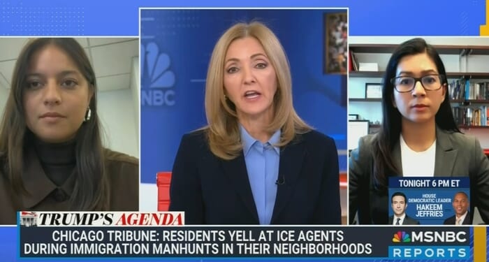 MSNBC's Jansing Touts Chicago Residents 'Standing Up to' ICE