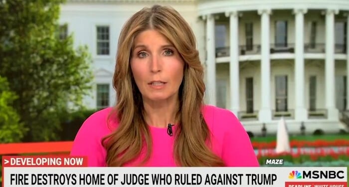 MSNBC’s Wallace Baselessly Blames Trump for Fire at South Carolina Judge’s Home