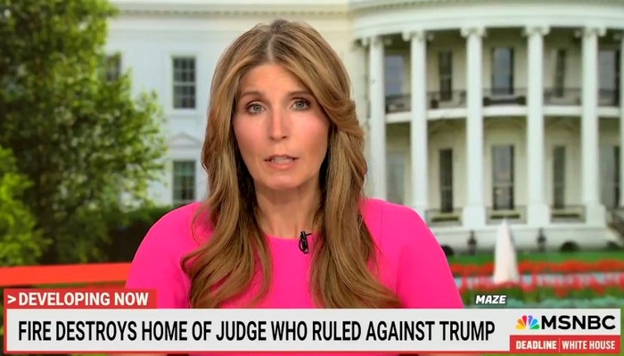 MSNBC’s Wallace Baselessly Blames Trump for Fire at South Carolina Judge’s Home