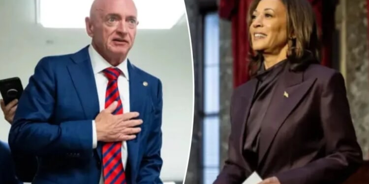 Mark Kelly says Kamala Harris would be 'incredibly strong' 2028 candidate