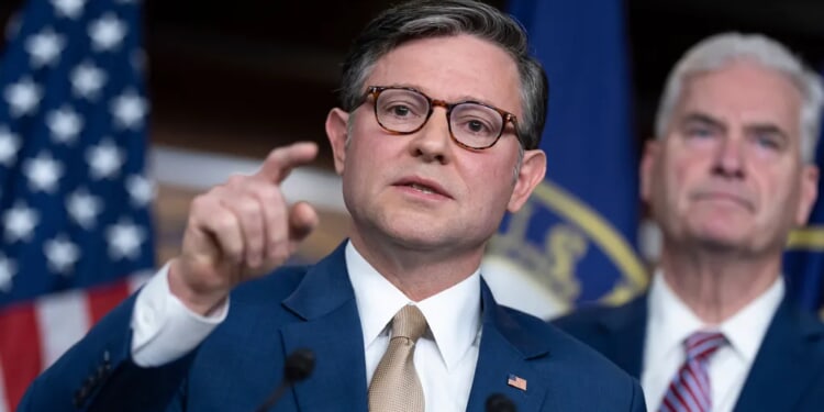 Mike Johnson blames Dems for violence after Jan. 6 rioter threats