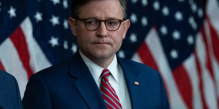 Mike Johnson holds press conference