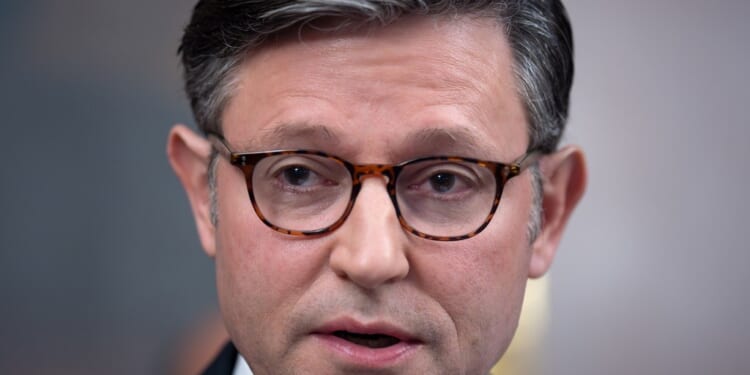 Mike Johnson holds press conference with Brooke Rollins