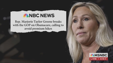 Marjorie Taylor Greene MSNBC Morning Joe 10-10-25