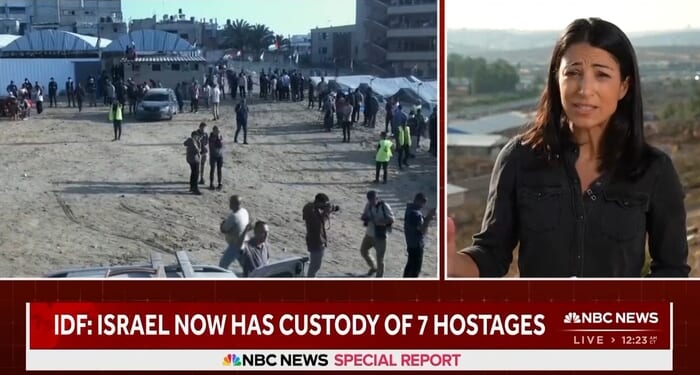 NBC Reporter Frets Palestinian ‘Hostages,’ Touts Gazans Having ‘Their Land’ Back