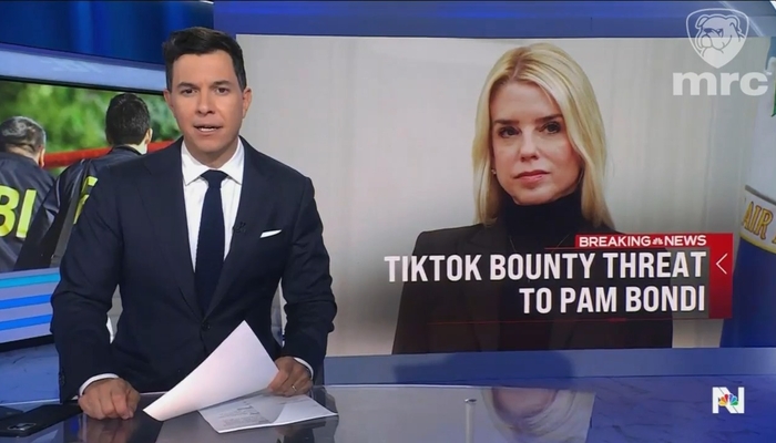NBC is the ONLY Legacy Nightly Newscast to Report Bondi Murder Bounty