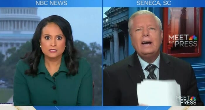 NBC’s Kristen Welker Gets COOKED by Lindsey Graham Over Indictments