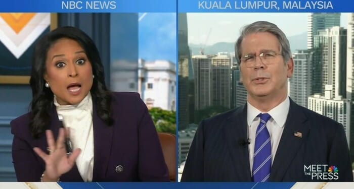 NBC’s Kristen Welker Presses Secretary Bessent to End the Shutdown