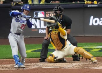 Ohtani homers thrice, adds 10 K's in sending Dodgers to World Series