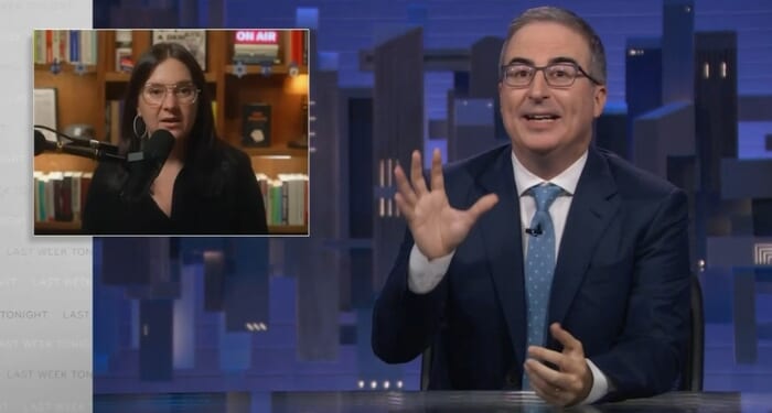 Oliver Melts Down At Weiss Taking Over CBS News, 'An American Icon'