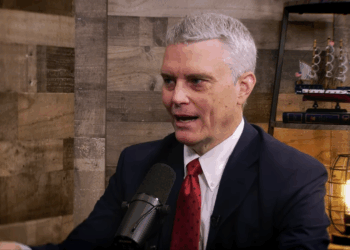 Ed Corrigan talking during an interview.