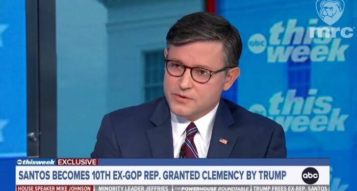 Speaker Johnson SCHOOLS ABC’s Jon Karl on Presidential Clemencies