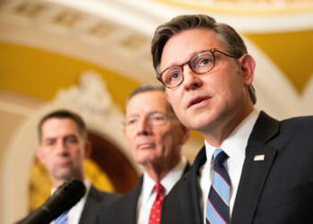 Speaker Mike Johnson holds press conference